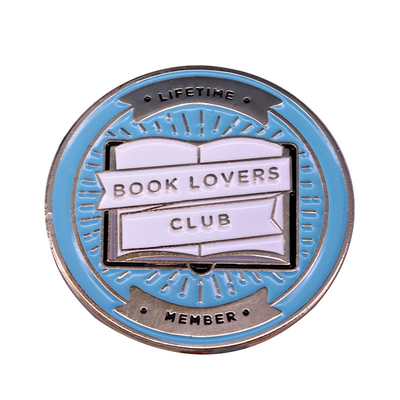 Lifetime Book Lovers Club Pin Badge