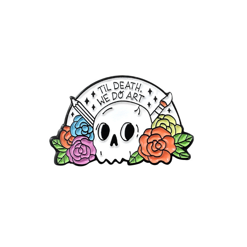 Till Death We Do Art Pin Badge