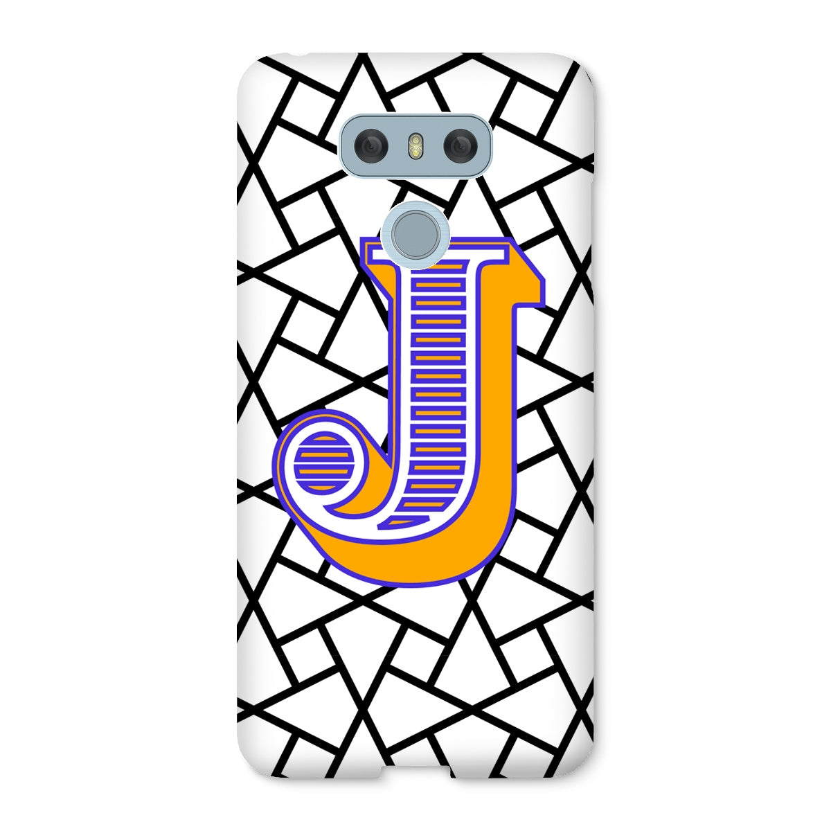 J - Carnival Alphabet Snap Phone Case