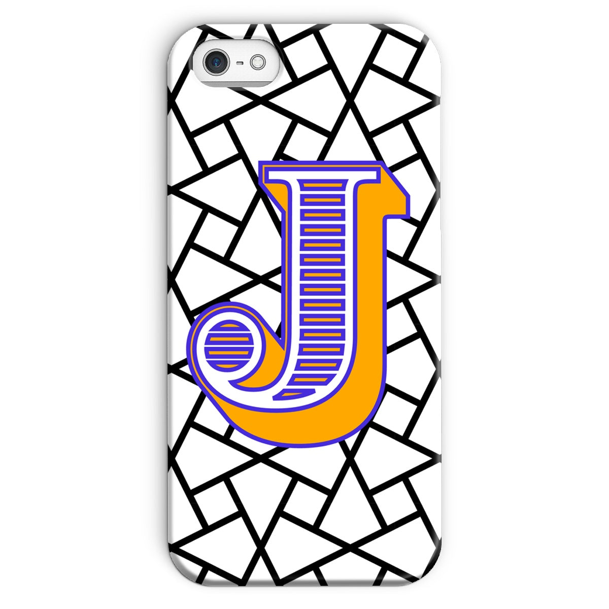 J - Carnival Alphabet Snap Phone Case