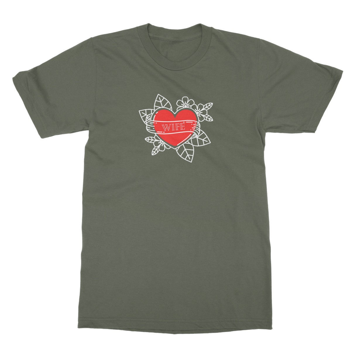 Wife Roses Softstyle T-Shirt