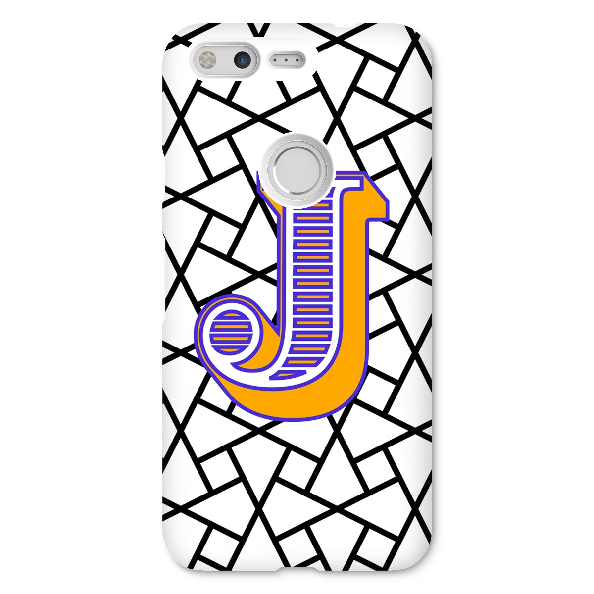 J - Carnival Alphabet Snap Phone Case