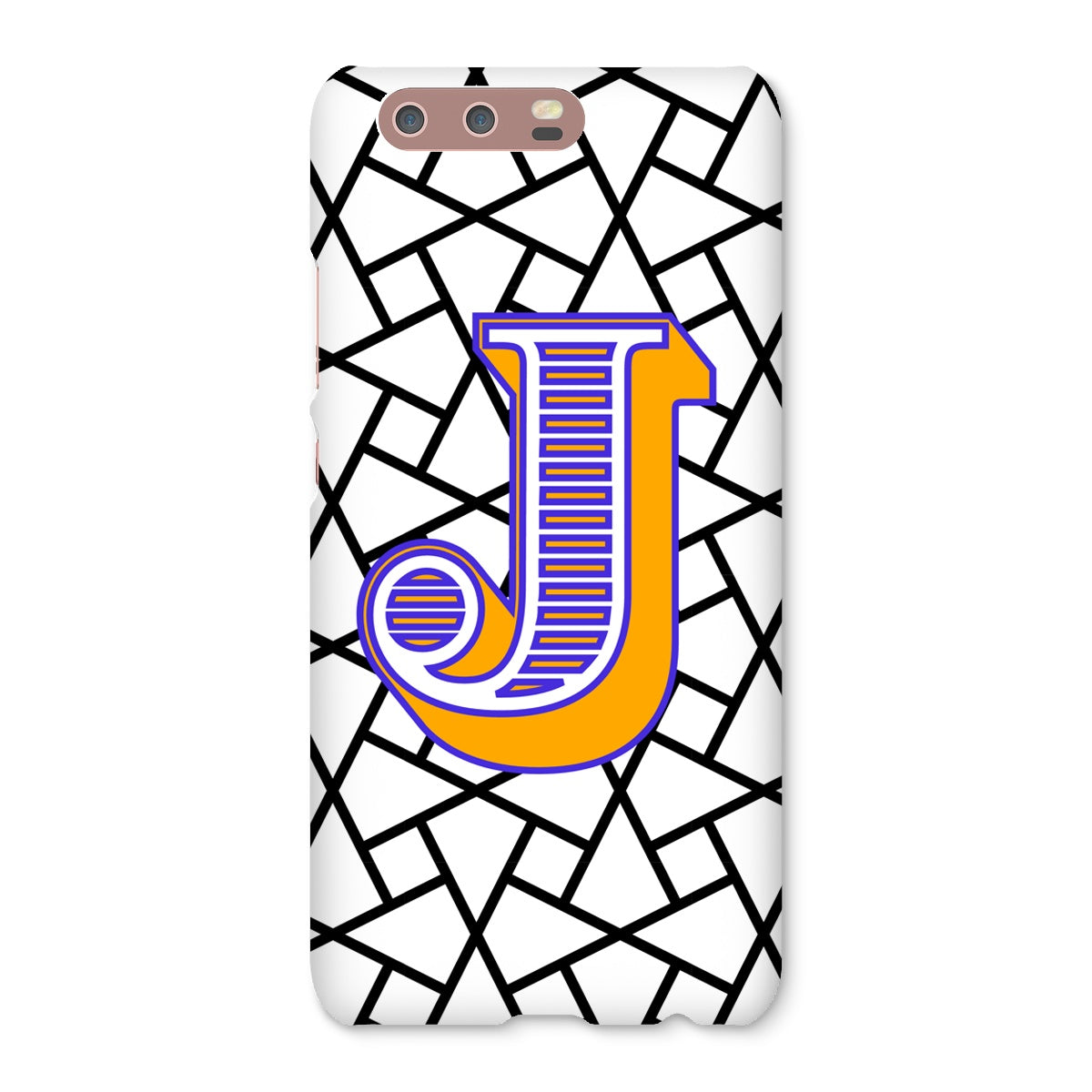 J - Carnival Alphabet Snap Phone Case