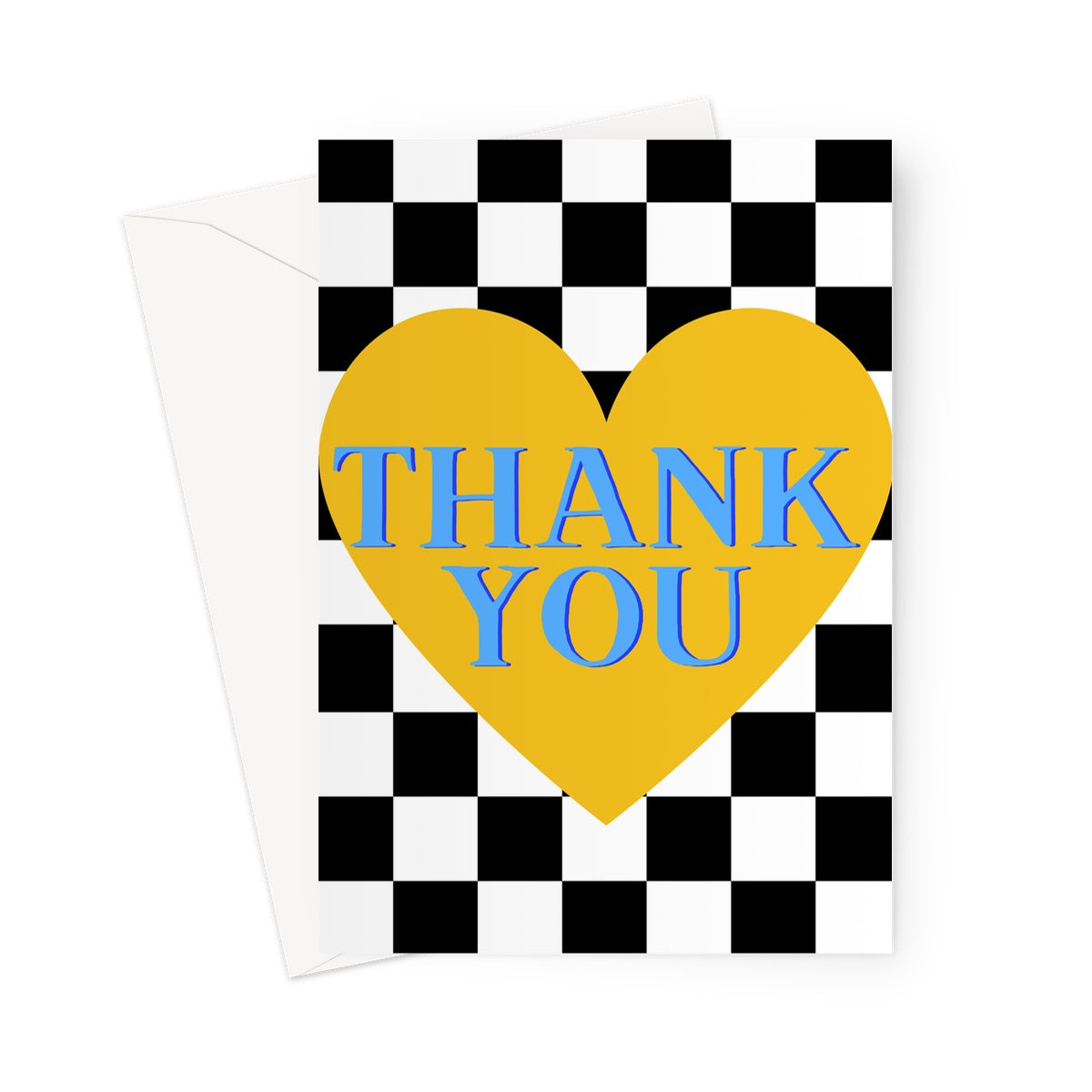 Thank You Heart Greeting Card