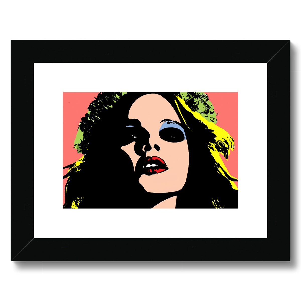 Festival Girl Framed & Mounted Print
