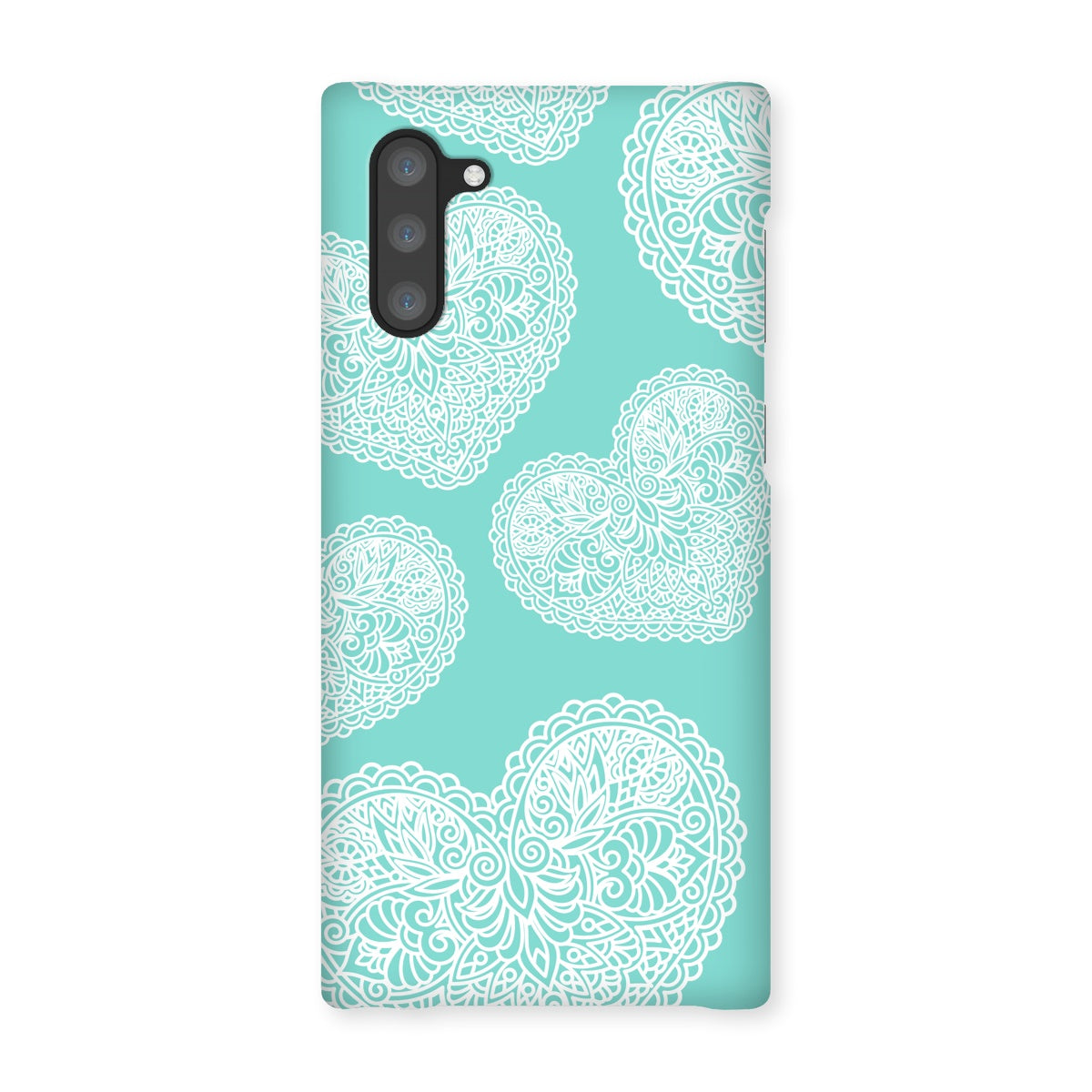 Lace Heart Snap Phone Case