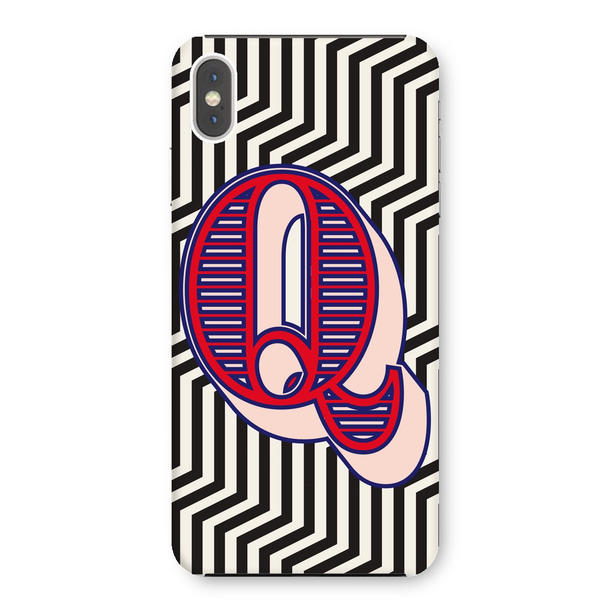 Q - Carnival Alphabet Snap Phone Case