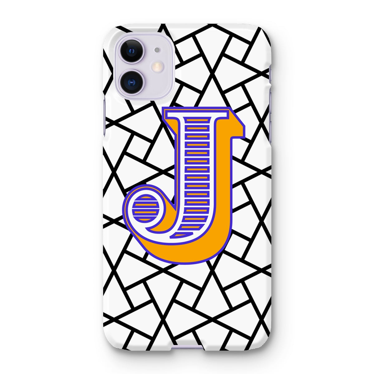 J - Carnival Alphabet Snap Phone Case