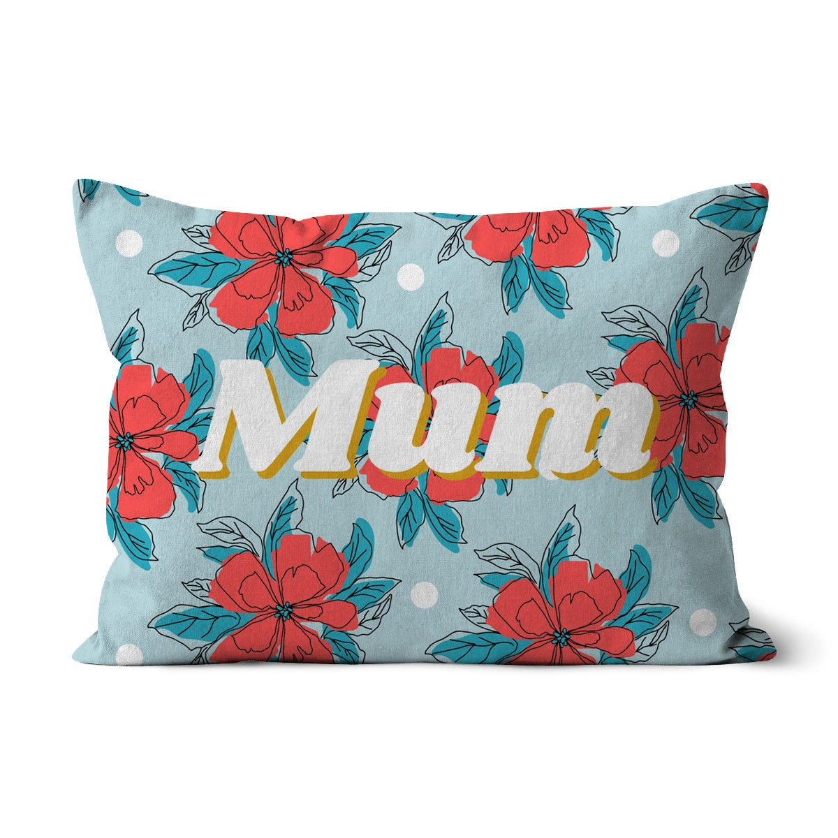 Mum Floral Cushion