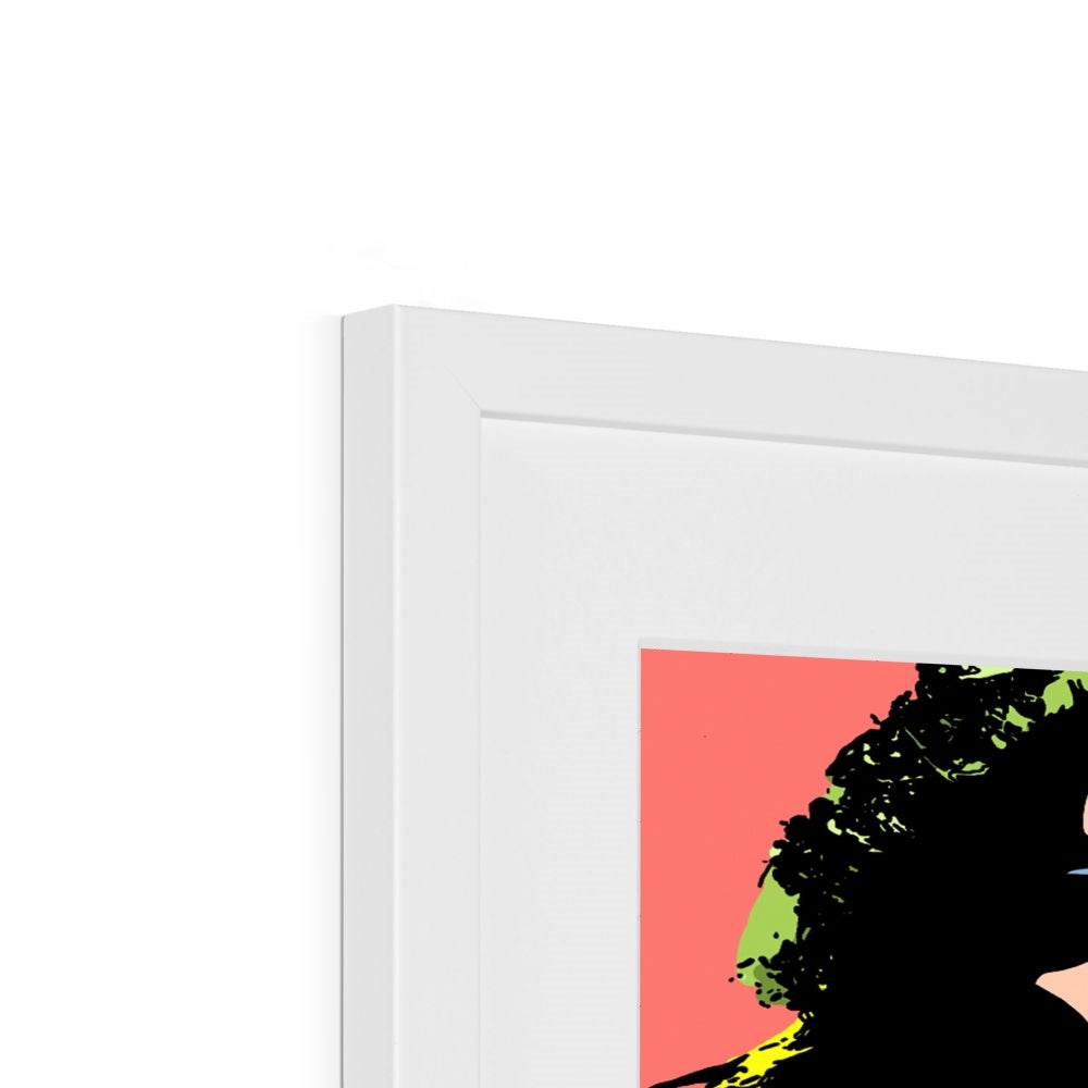 Festival Girl Framed & Mounted Print