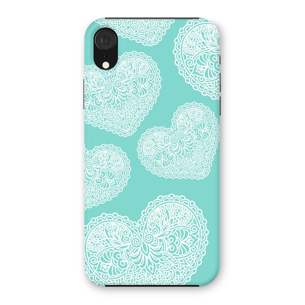 Lace Heart Snap Phone Case