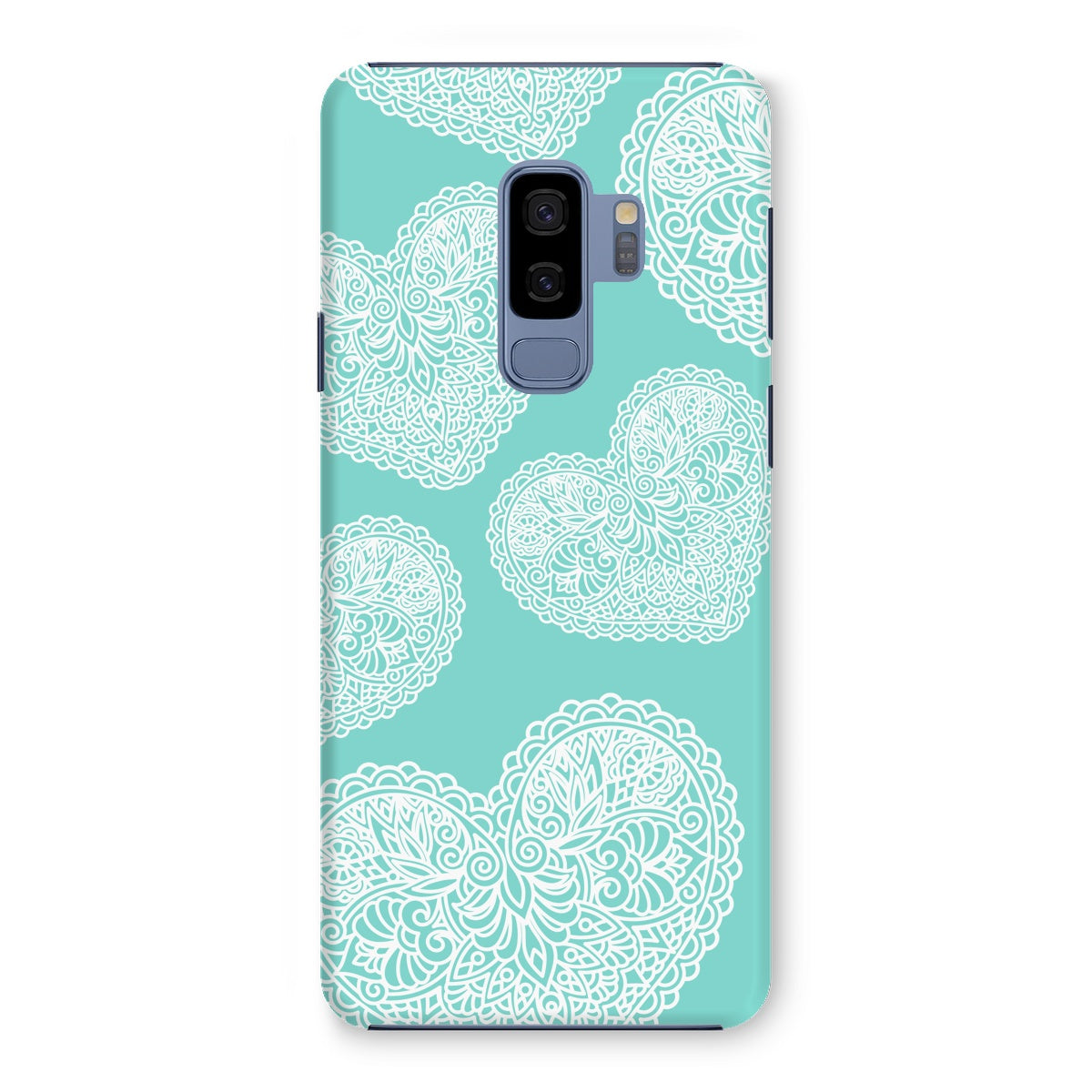Lace Heart Snap Phone Case