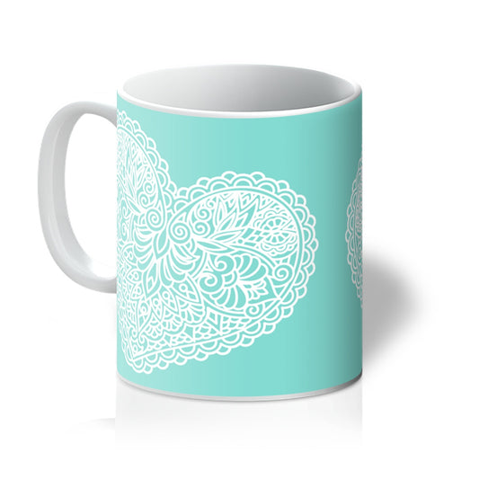 Lace Heart Mug