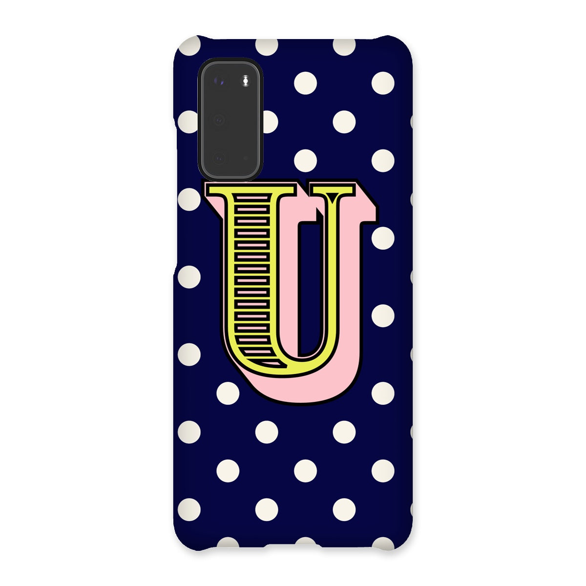 U - Carnival Alphabet Snap Phone Case