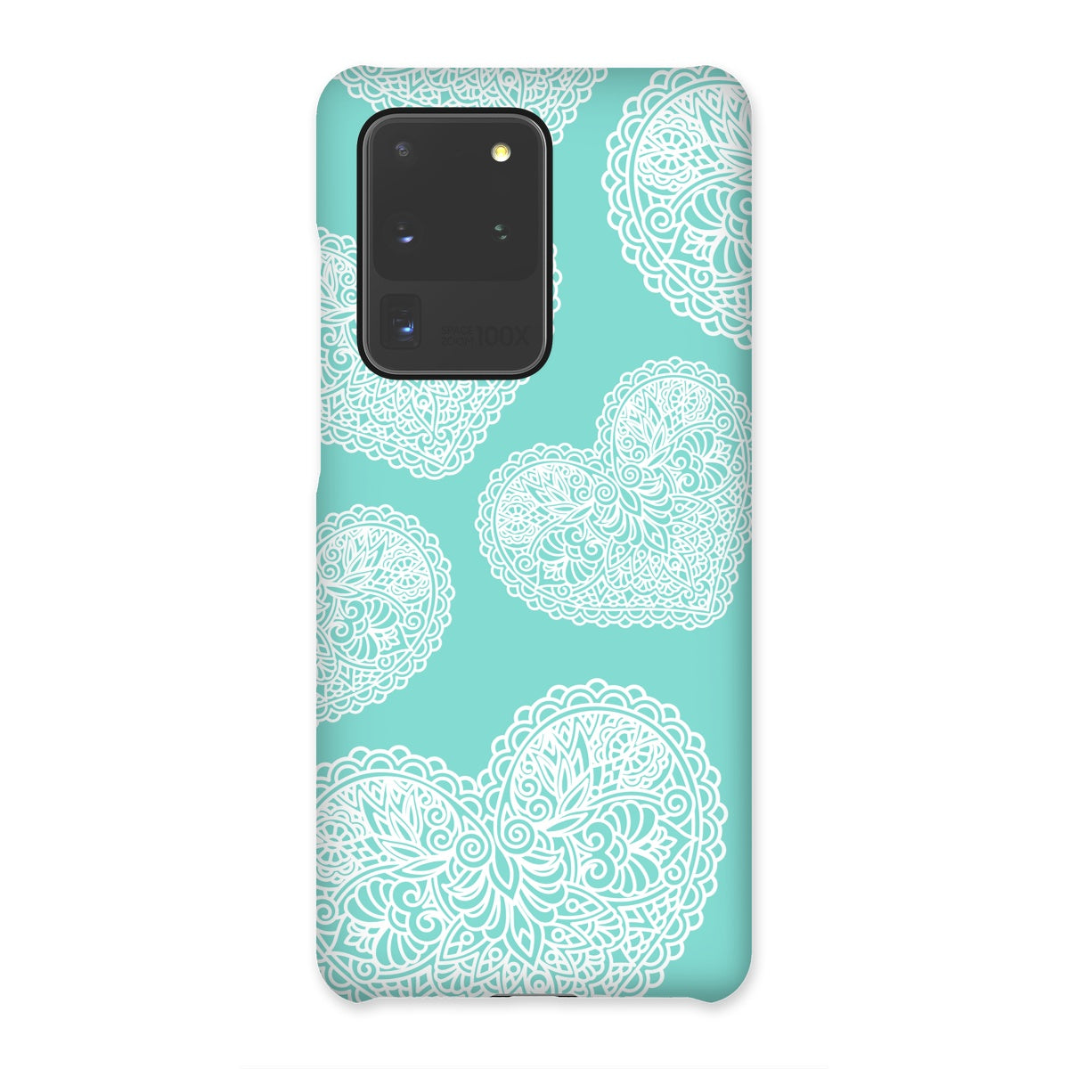 Lace Heart Snap Phone Case