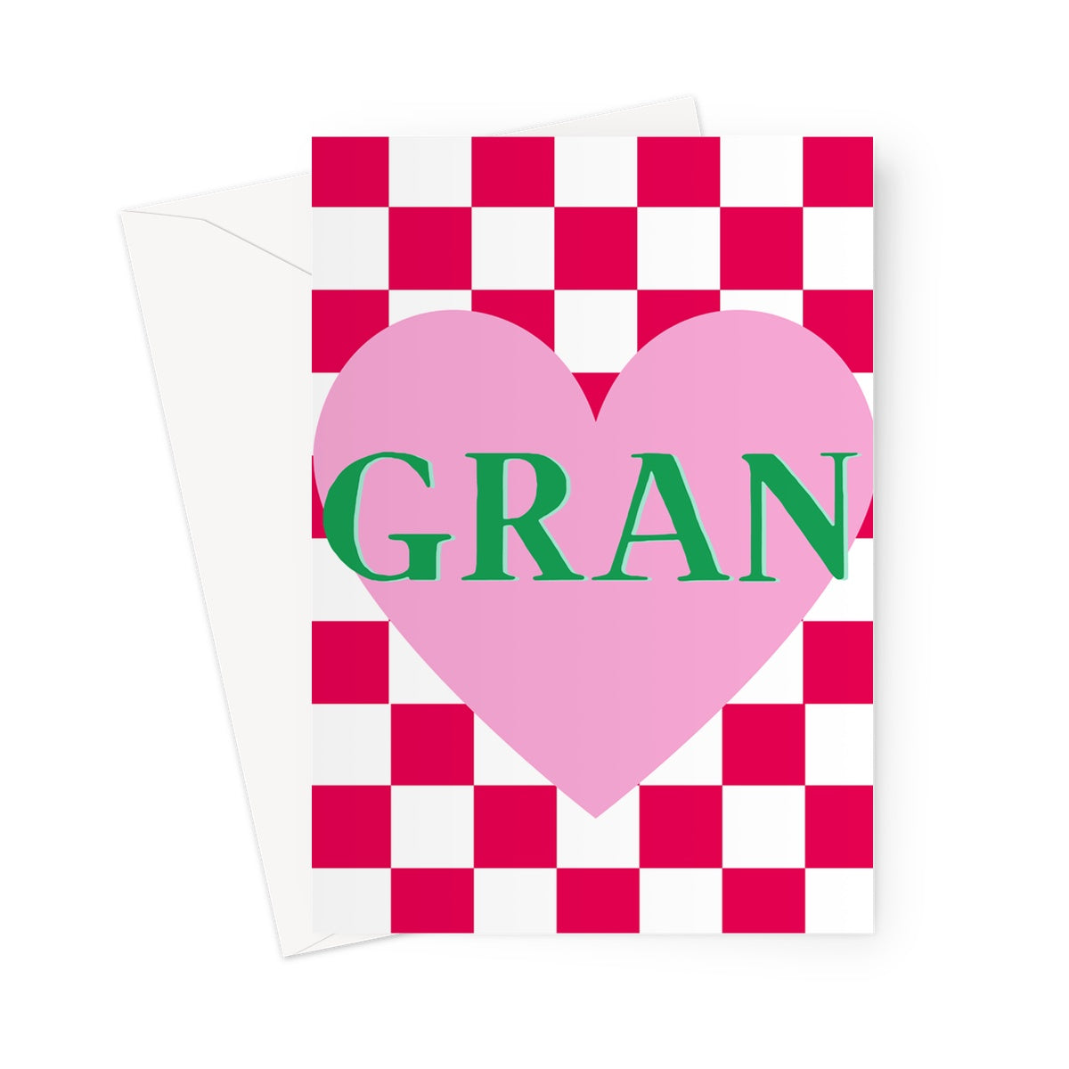 Gran Heart Greeting Card