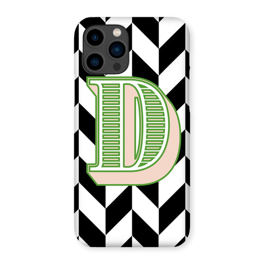 D - Carnival Alphabet Snap Phone Case