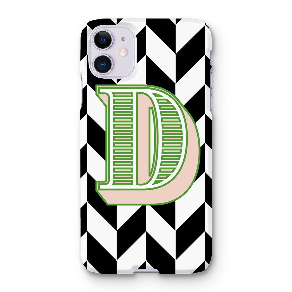 D - Carnival Alphabet Snap Phone Case