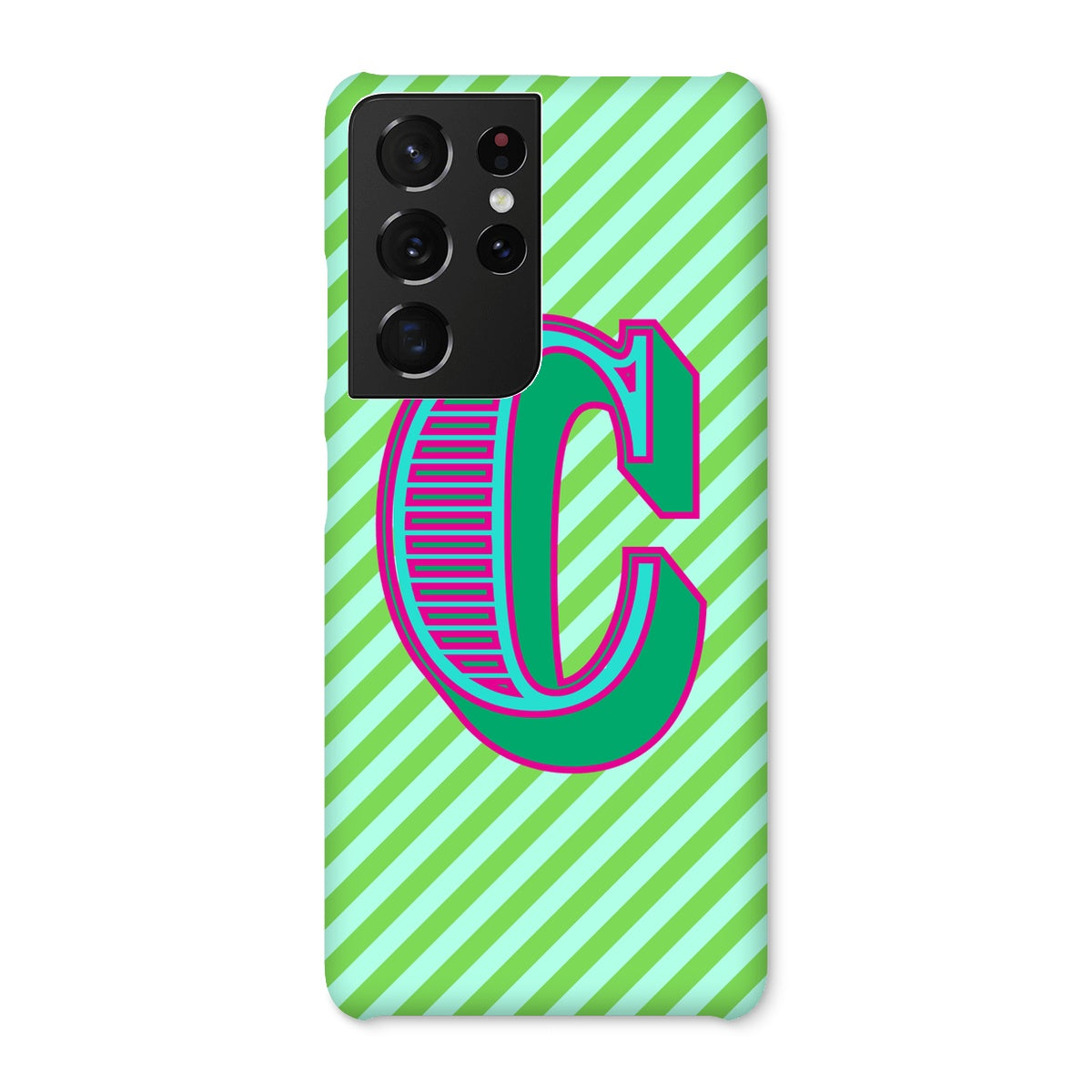 C - Carnival Alphabet Snap Phone Case