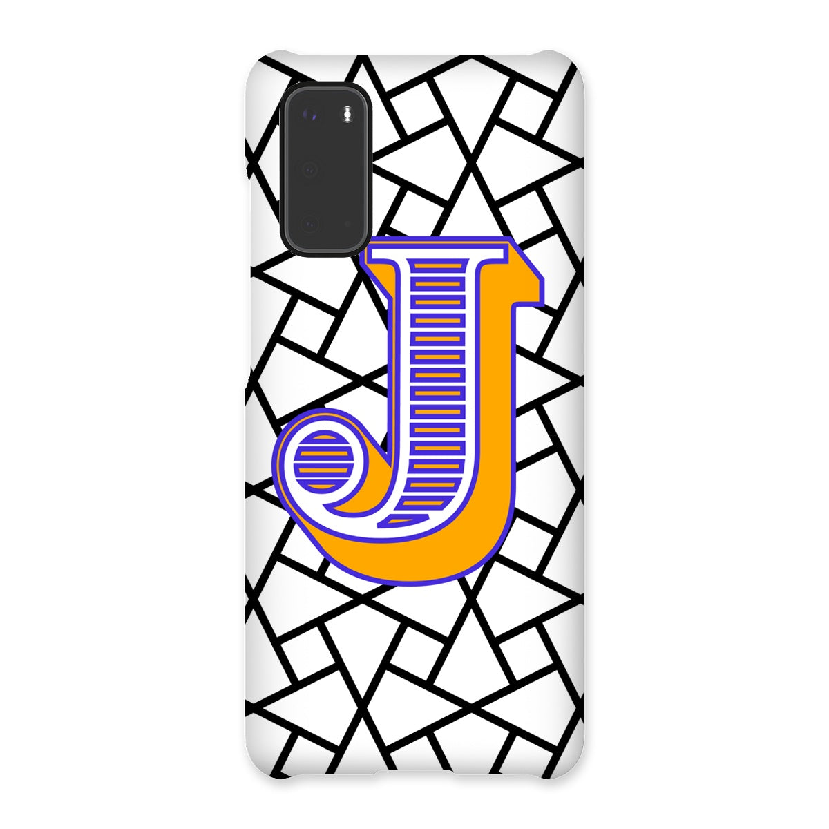 J - Carnival Alphabet Snap Phone Case