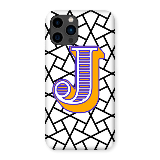 J - Carnival Alphabet Snap Phone Case