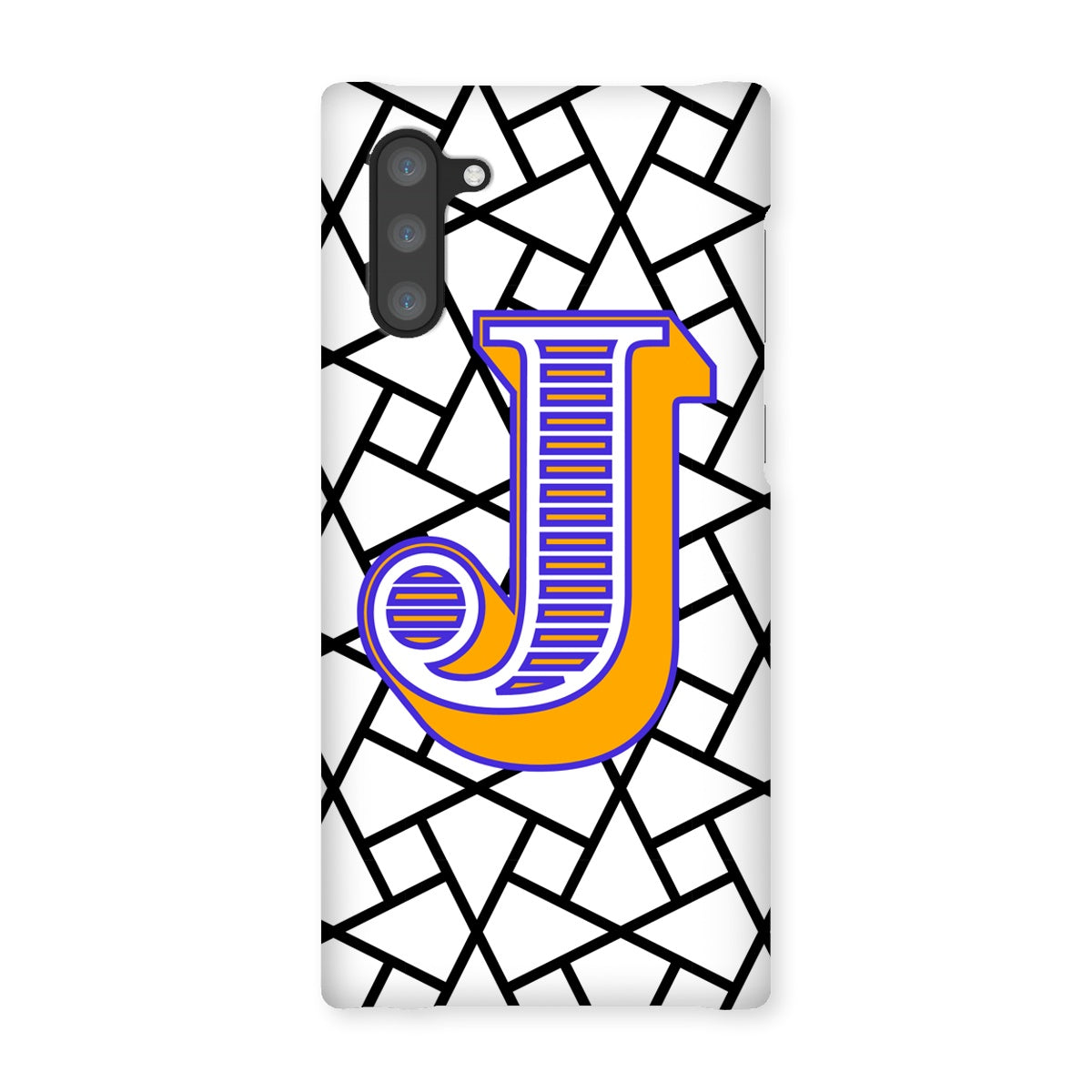 J - Carnival Alphabet Snap Phone Case