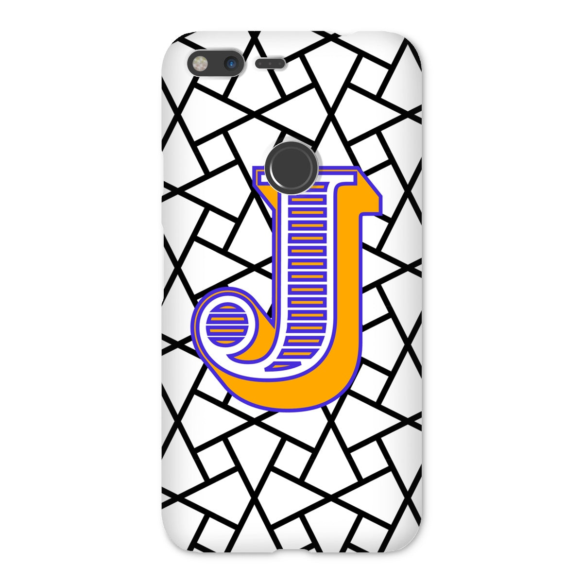 J - Carnival Alphabet Snap Phone Case