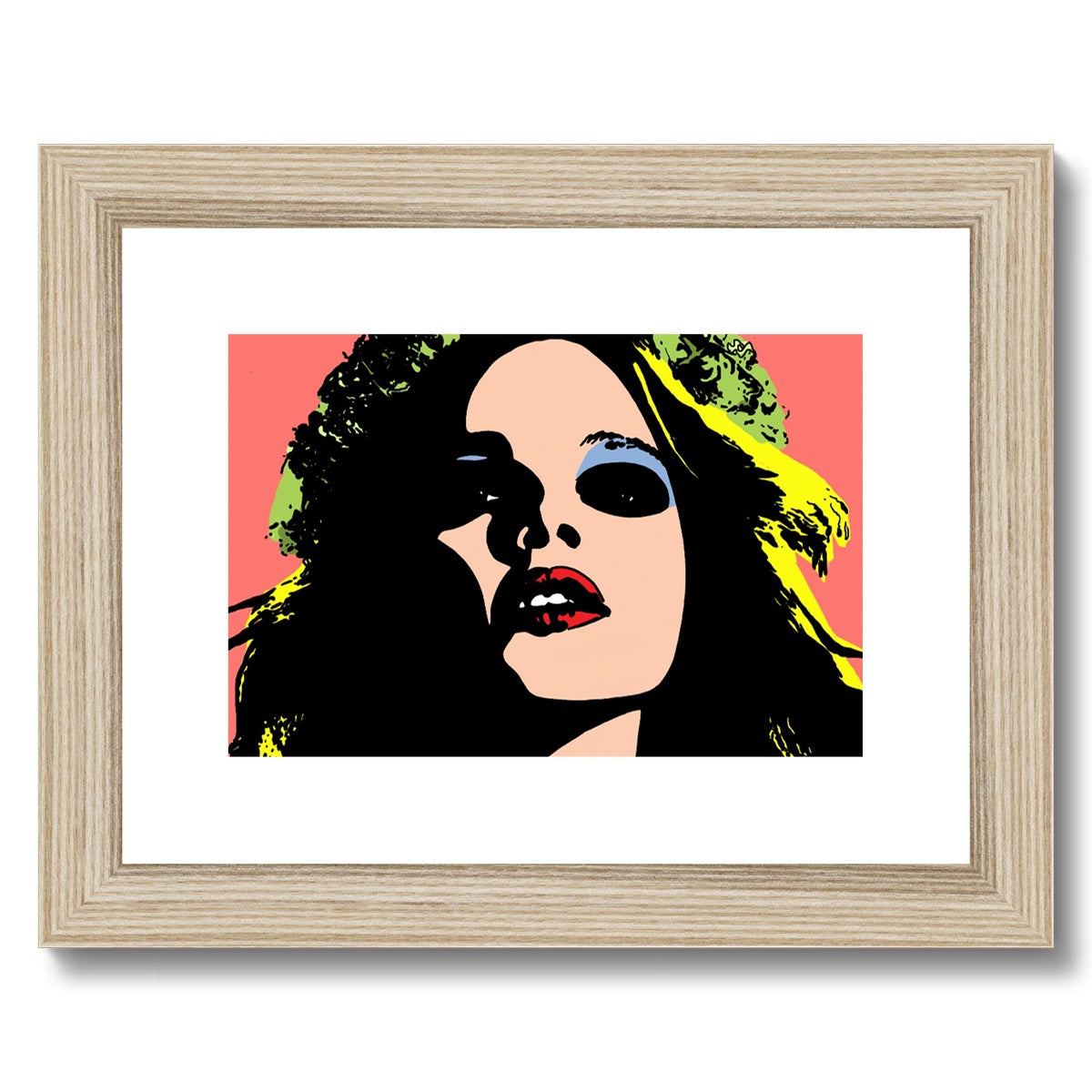 Festival Girl Framed & Mounted Print