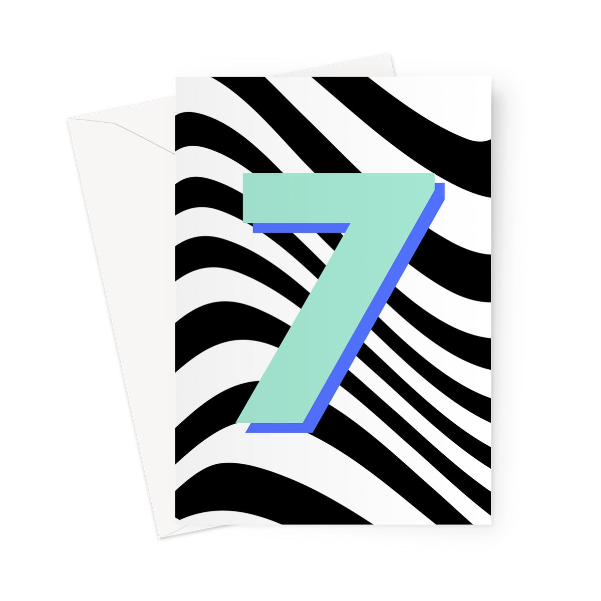7 Kids Greeting Card