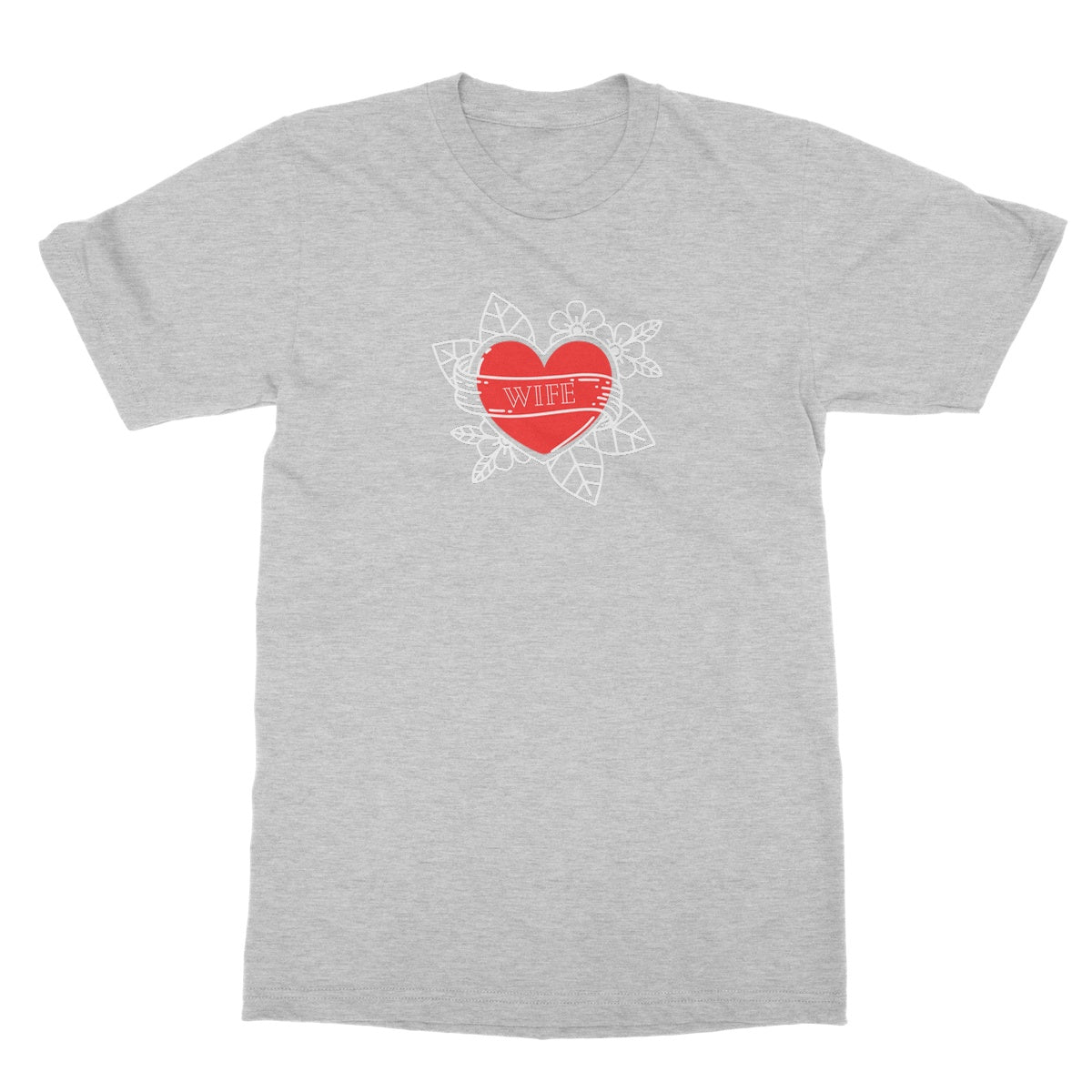Wife Roses Softstyle T-Shirt