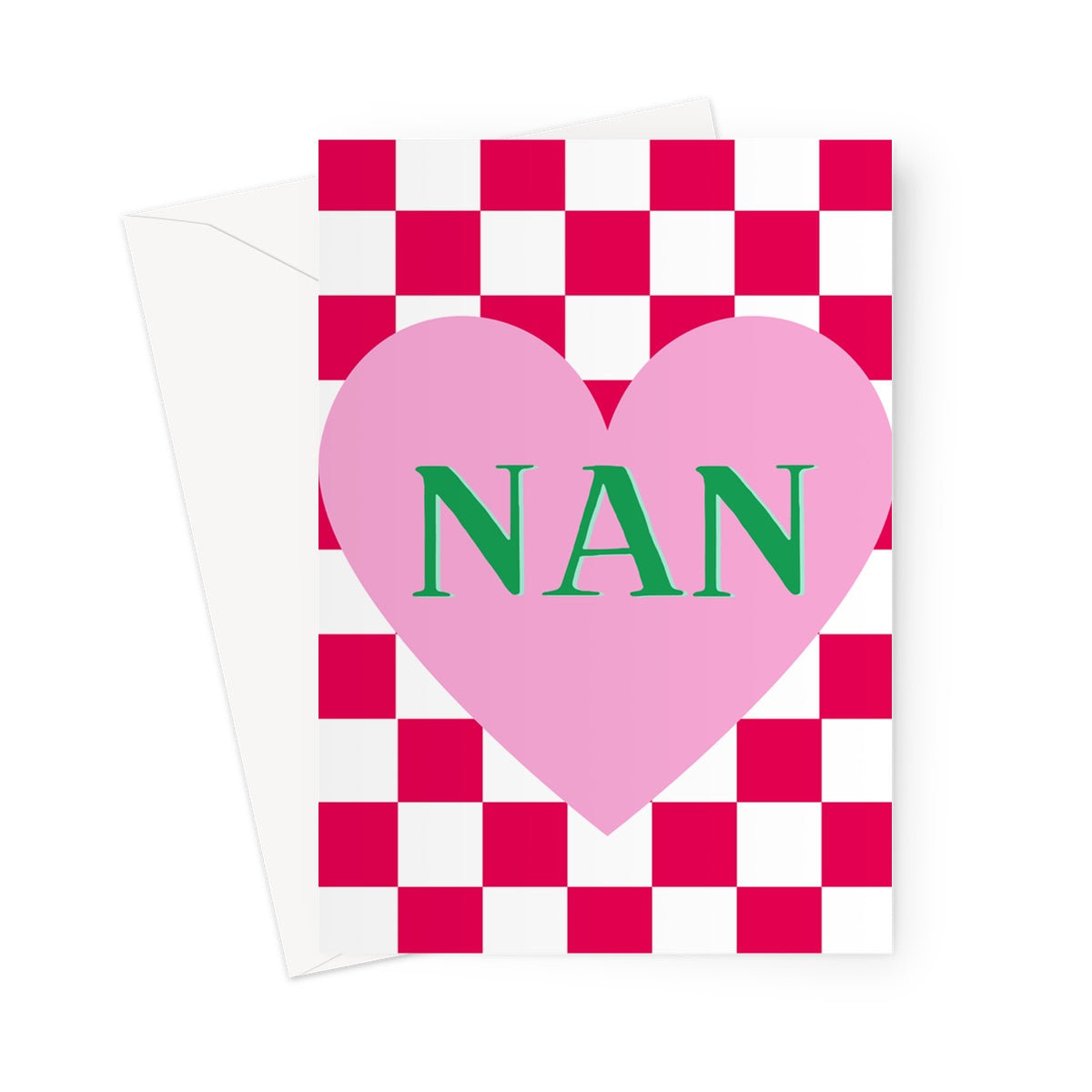 Nan Heart Greeting Card
