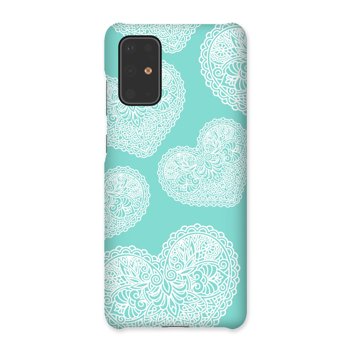 Lace Heart Snap Phone Case