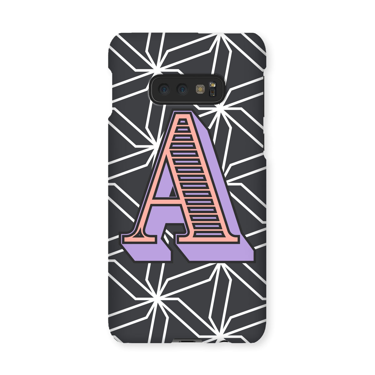 A - Carnival Alphabet Snap Phone Case