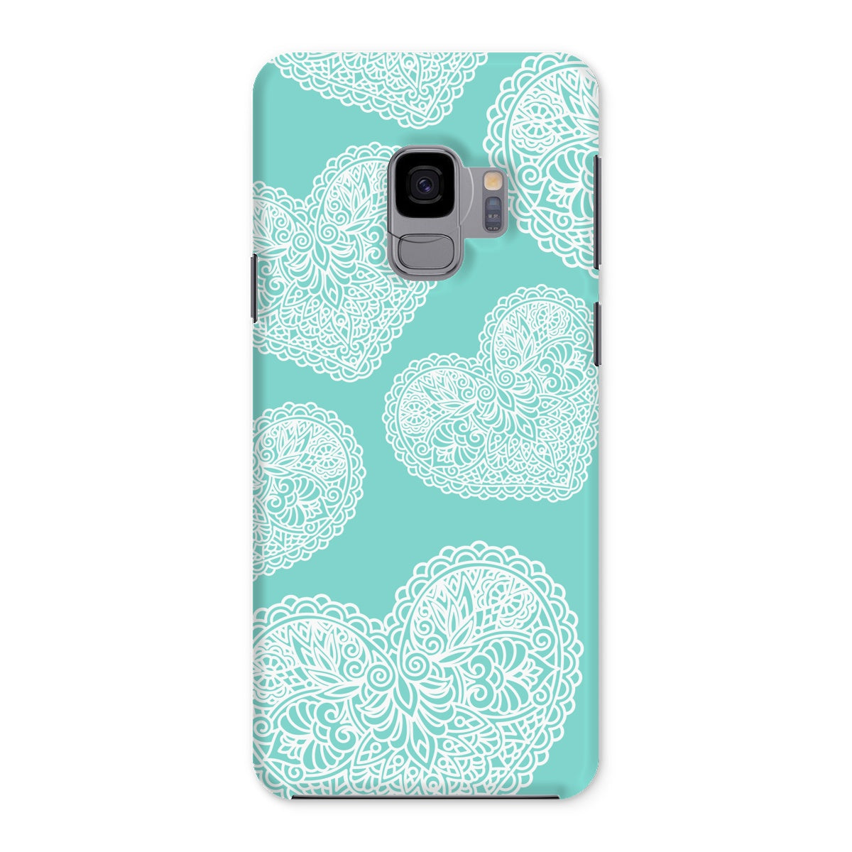 Lace Heart Snap Phone Case