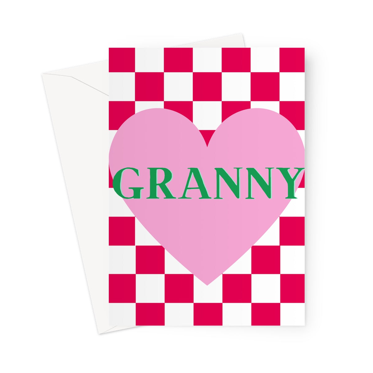 Granny Heart Greeting Card