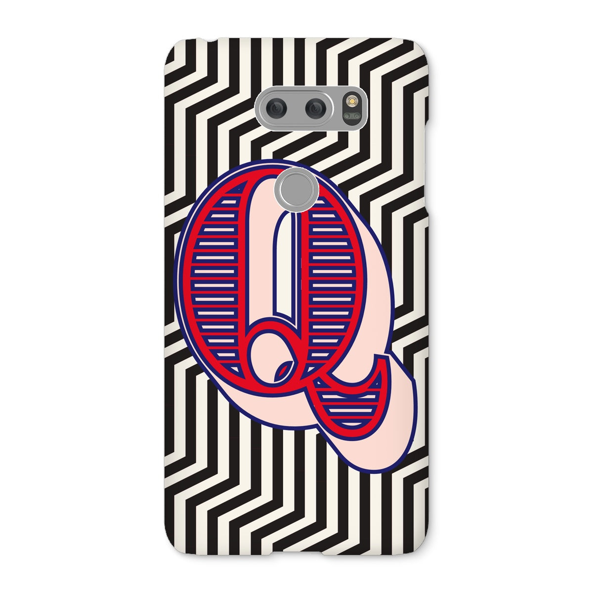 Q - Carnival Alphabet Snap Phone Case