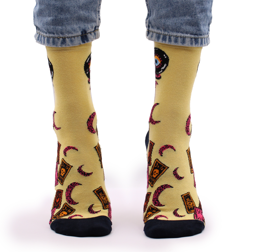 Hop Hare Bamboo Socks - Tarot Cards
