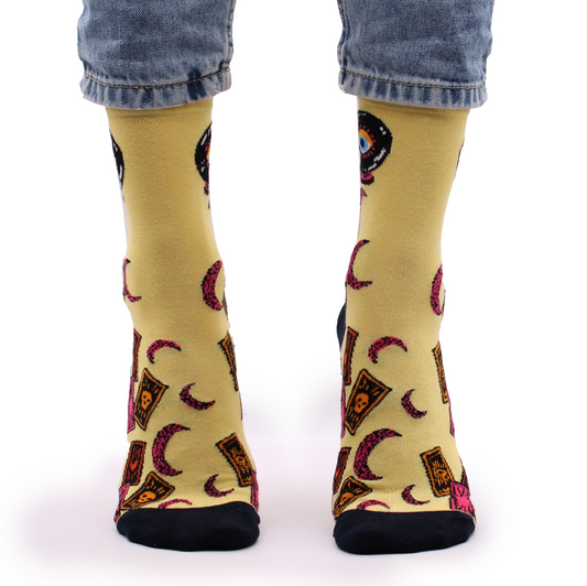 Hop Hare Bamboo Socks - Tarot Cards