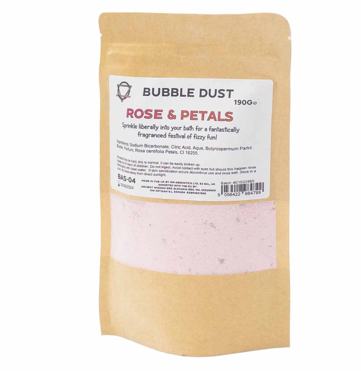 Rose & Petals Bath Bomb Dust