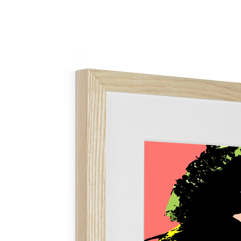 Festival Girl Framed & Mounted Print