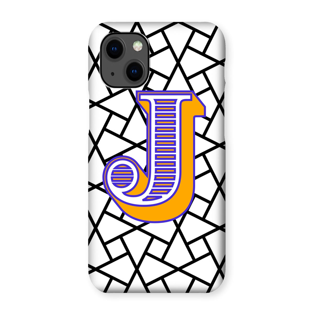 J - Carnival Alphabet Snap Phone Case
