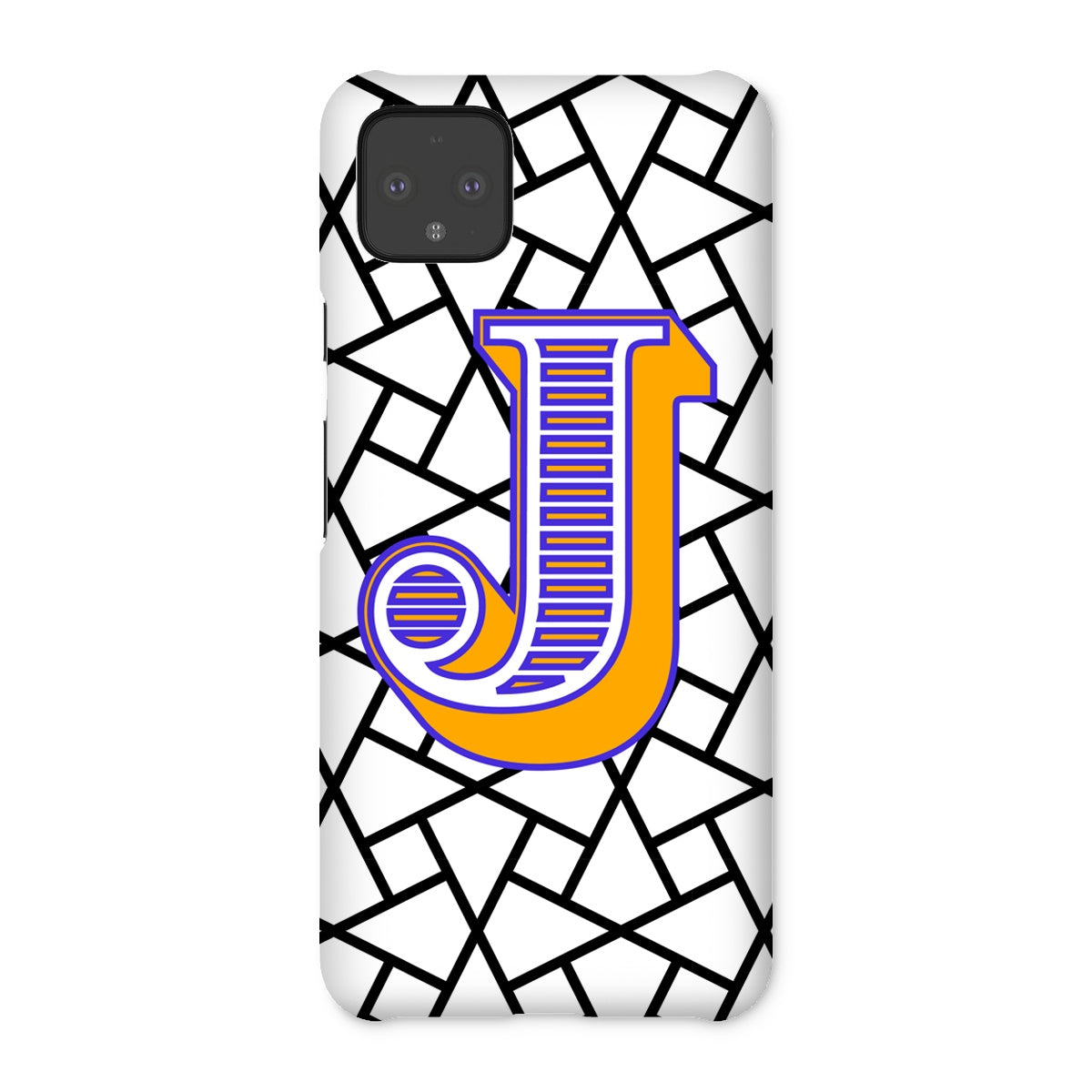 J - Carnival Alphabet Snap Phone Case