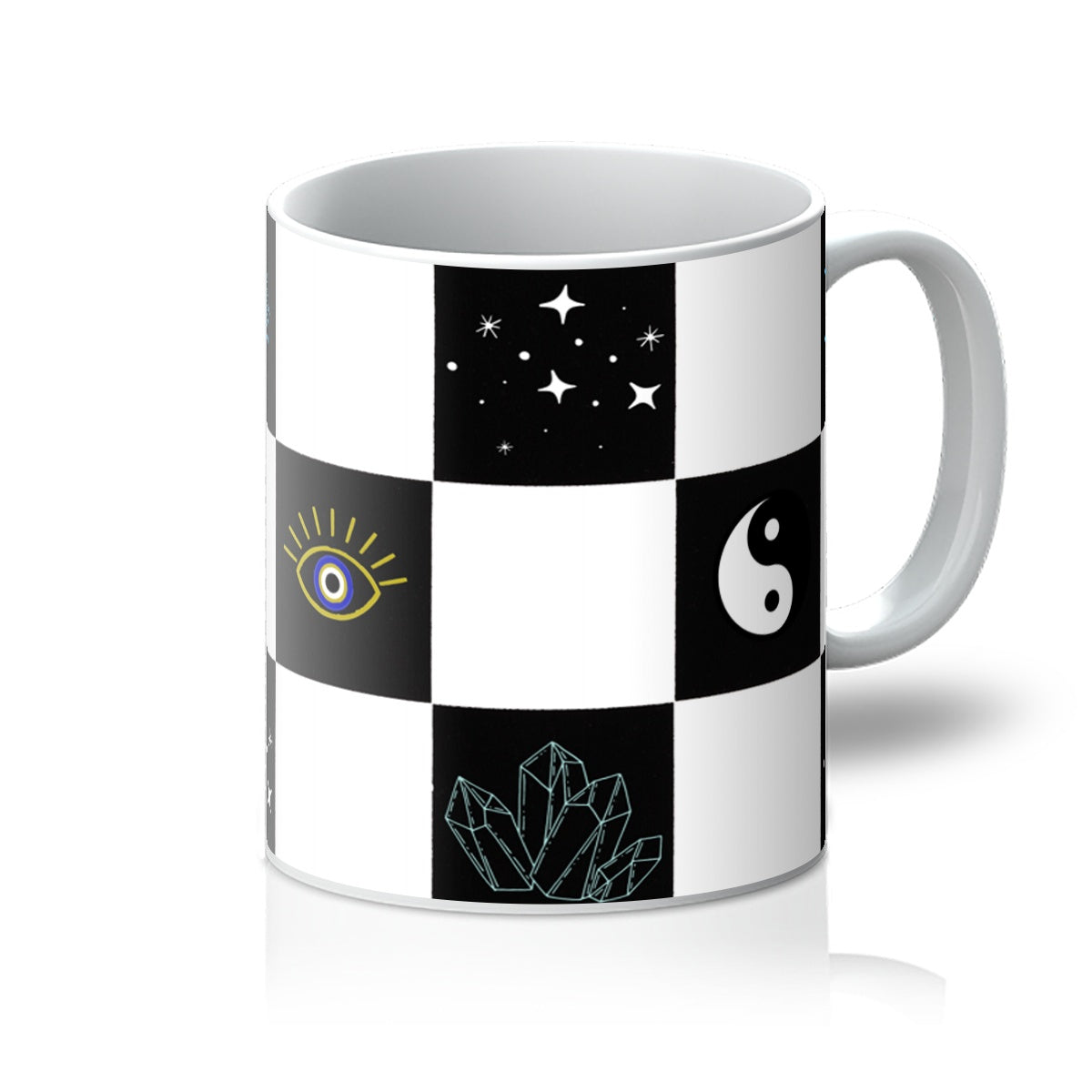 B&W Magic Board Mug