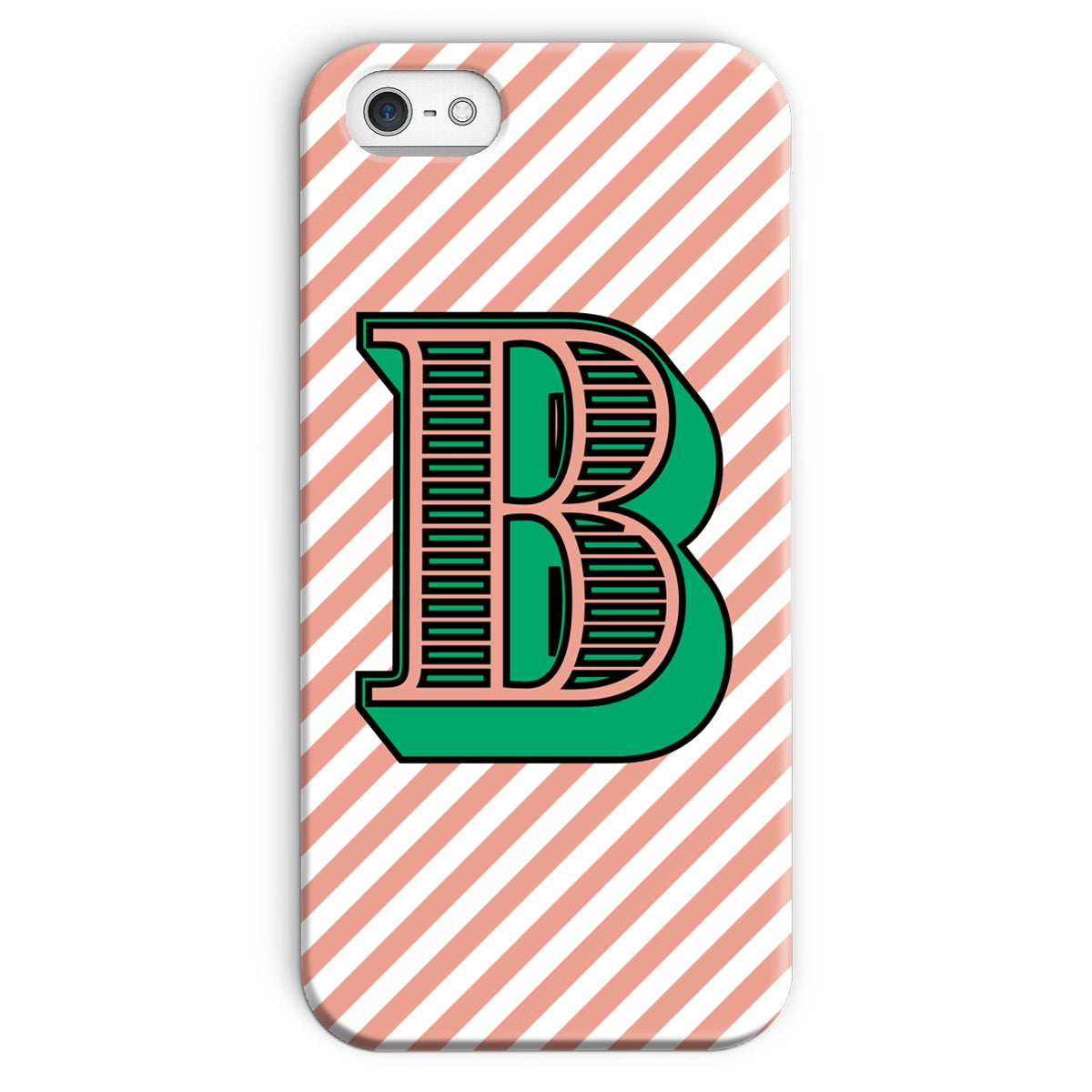 B - Carnival Alphabet Snap Phone Case