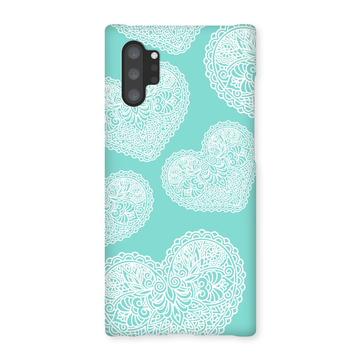 Lace Heart Snap Phone Case