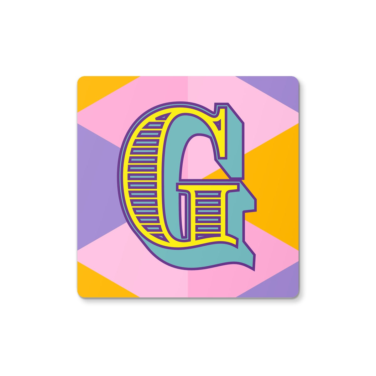G - Carnival Alphabet Coaster