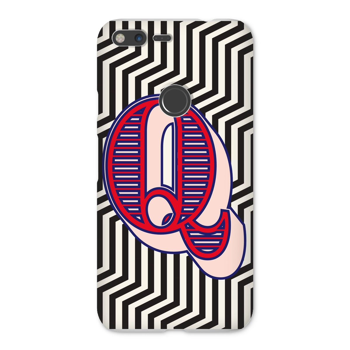 Q - Carnival Alphabet Snap Phone Case
