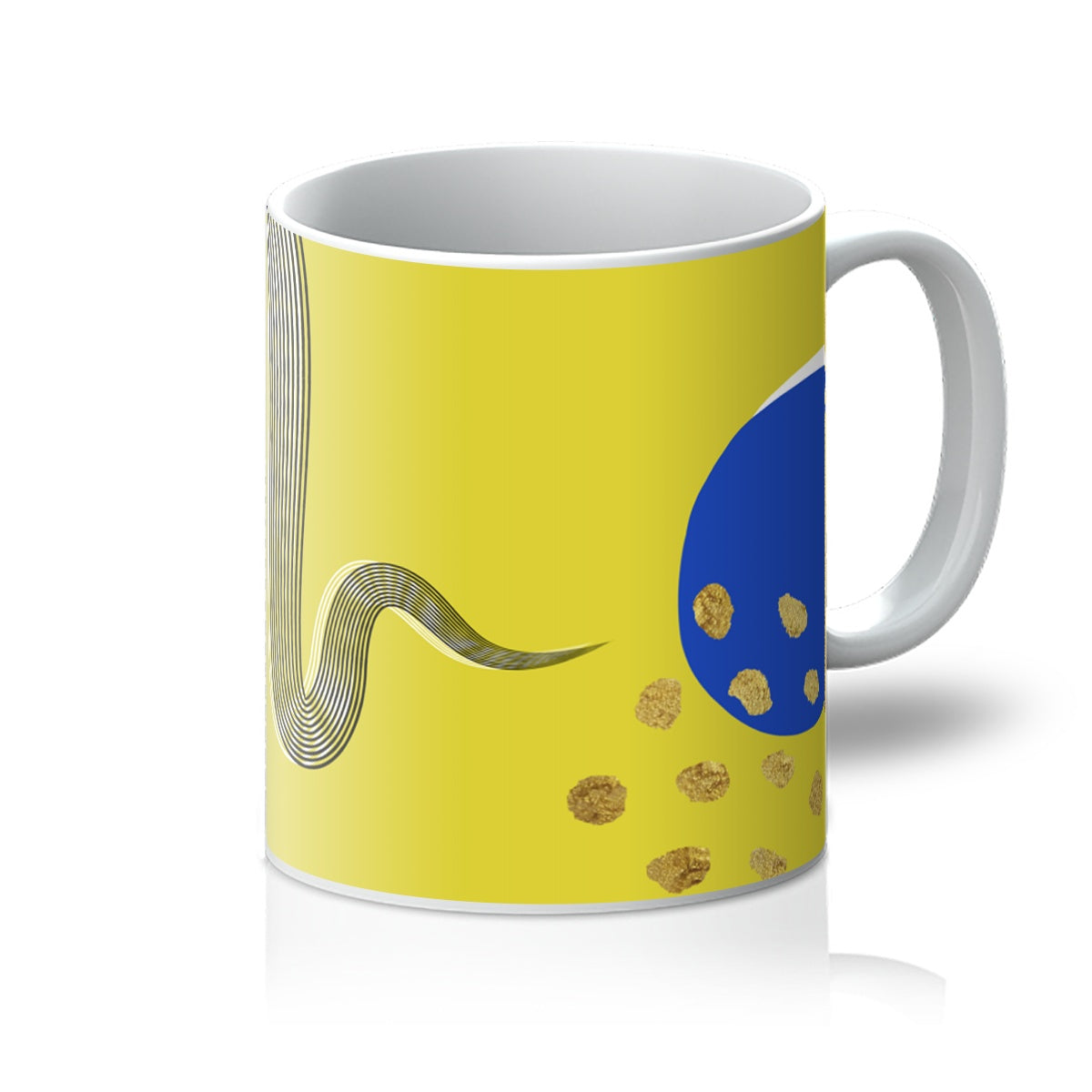 Yellow Snake Modern Mug