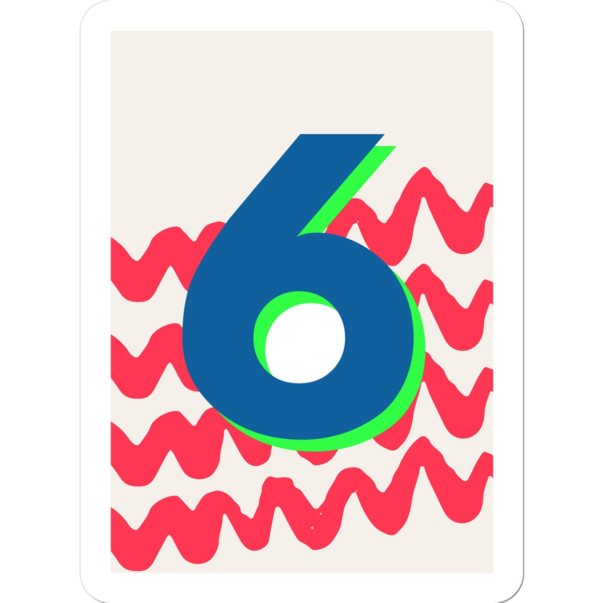 6 Kids Sticker
