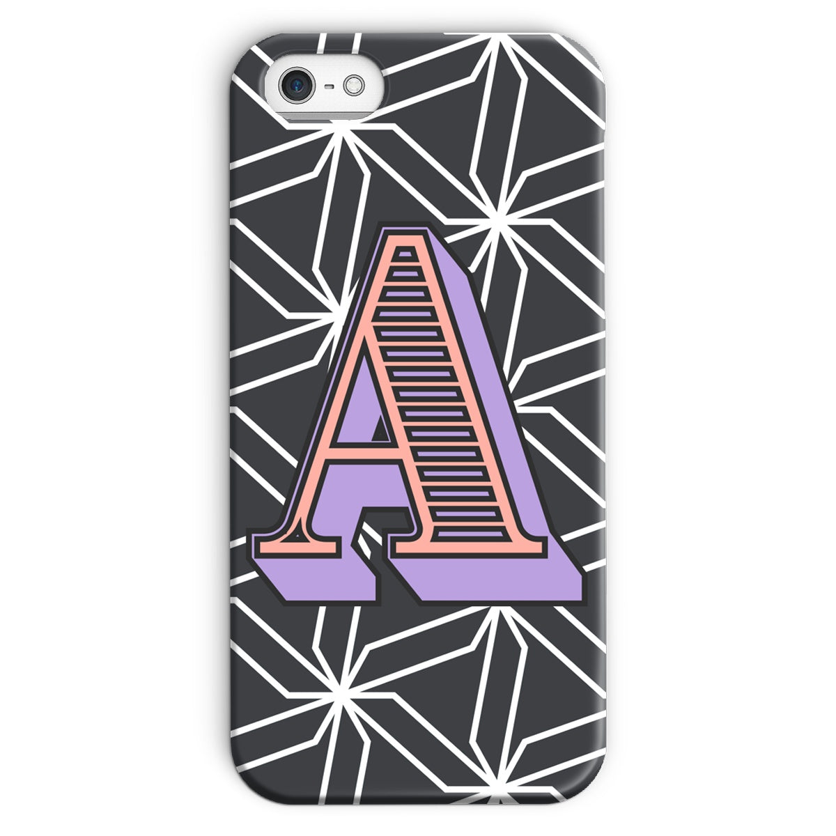 A - Carnival Alphabet Snap Phone Case